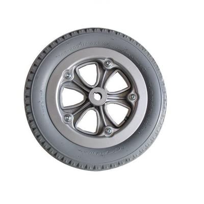 Arka Tekerlek 12 1/2 x 2 1/4 Gri Silikon Dolgu Engelli Aracı 1 Adet