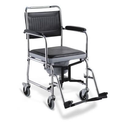 Medikal Hasta Tuvalet Sandalyesi Tekerli (Model 8843)