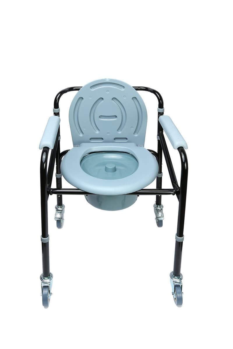 Tekerlekli Tuvaletli Banyo Sandalyesi Agstwc005