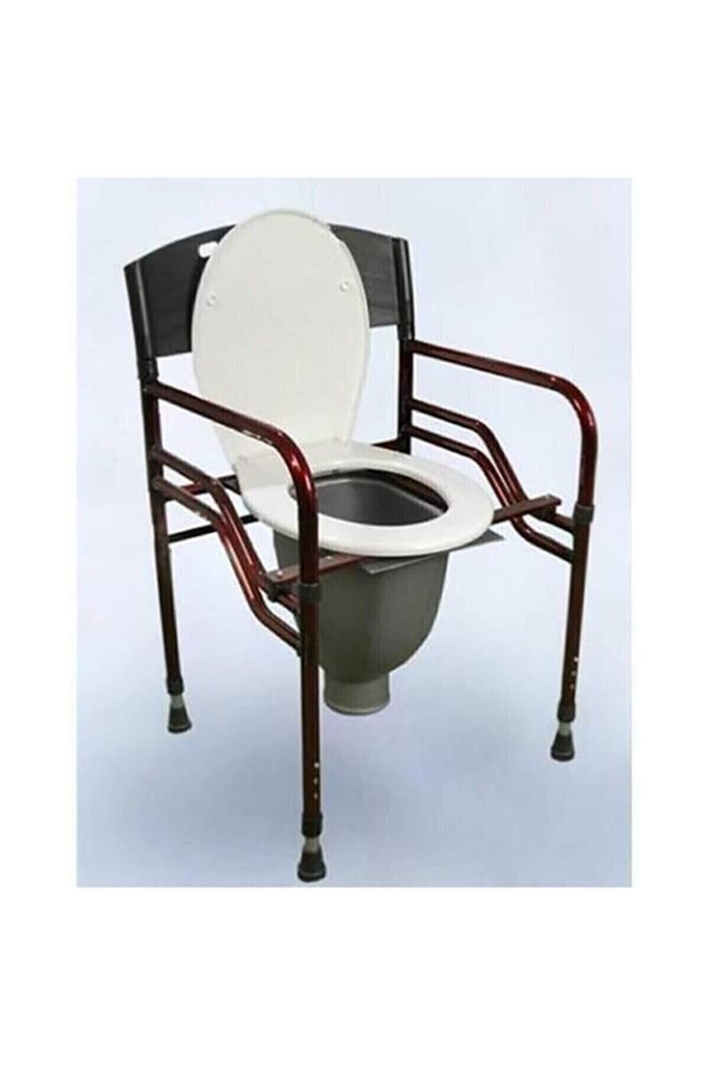 Klozetli katlanabilir tekerlekli sandalye (Model 1832)