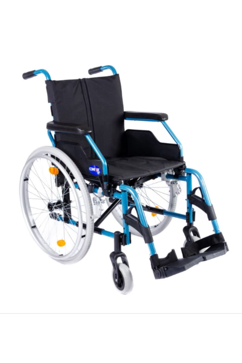Tekerlekli Sandalye | Geniş Oturumlu, Hafif Alüminyum, Quick Release DM-Strong 50 cm
