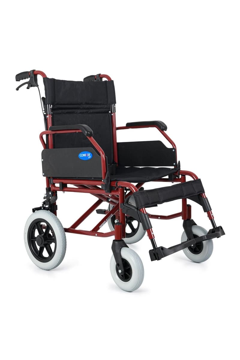 Transfer Tekerlekli Sandalye Silver | 50 cm Oturum, Alüminyum Gövde, Katlanır DM-337