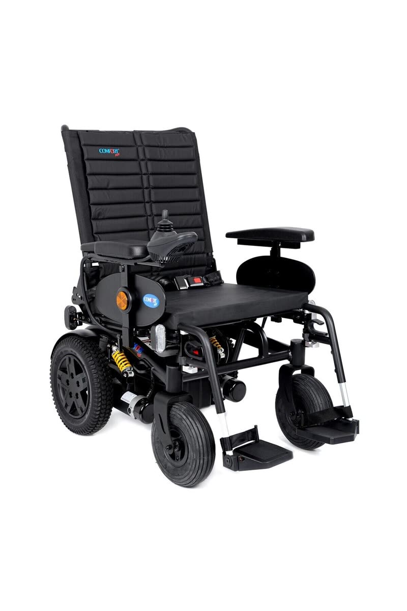 Akülü Tekerlekli Sandalye | 56cm Oturma Genişliği, 2x450W Motor, DM-450 Luxury XXL
