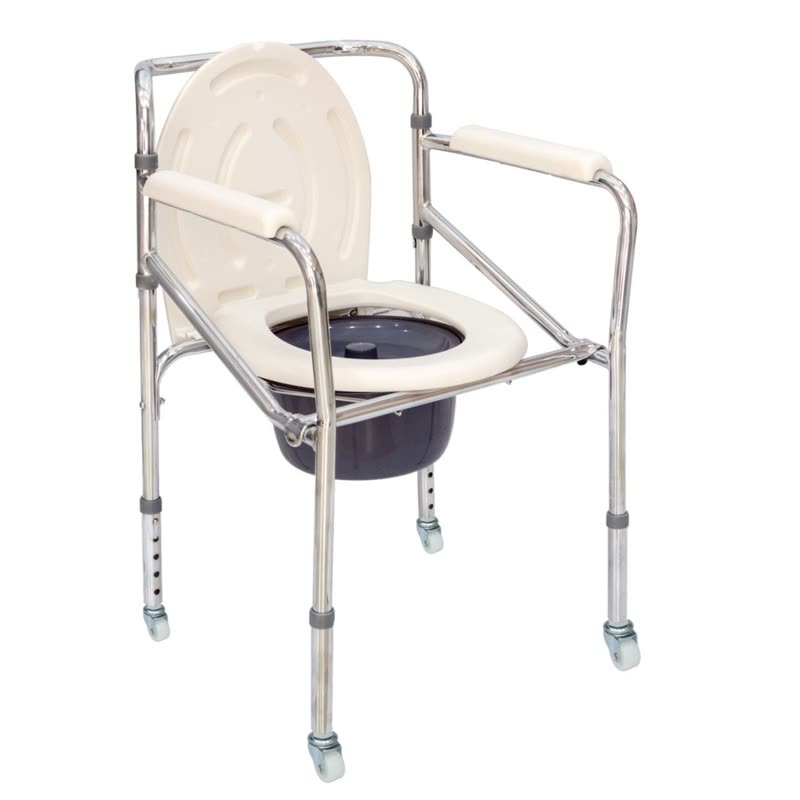 Comfort Plus DM-697 Küçük Tekerlekli Tuvaletli Sandalye (Model 82751)