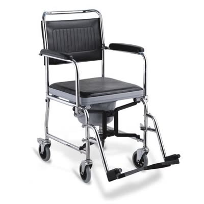 Medikal Hasta Tuvalet Sandalyesi Tekerli (Model 80136)